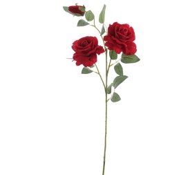 ROSA X 3 TERCIOPELO 74 CMS (4311-08)
