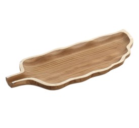 BANDEJA CENTRO MESA TECA CAPIZ 45X19X2 NATURAL