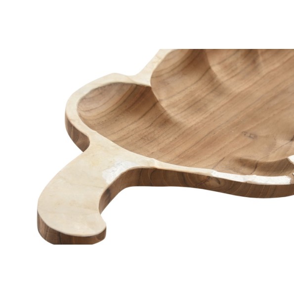 BANDEJA CENTRO MESA TECA CAPIZ 45X20X2 NATURAL