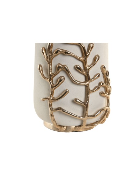 JARRON ALUMINIO 15X15X52 RAMA BLANCO