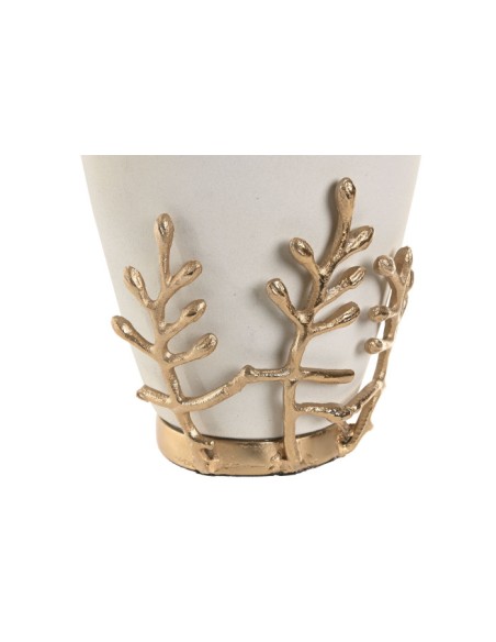 JARRON ALUMINIO 16X16X31 RAMA BLANCO