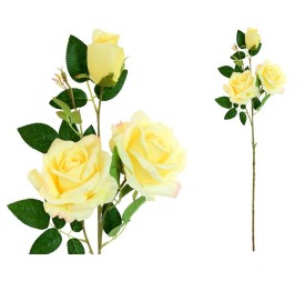 VARA ROSAS X 3 -85CM (AMARILLO)