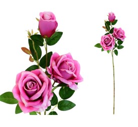 VARA ROSAS X 3 -85CM (FUCSIA)