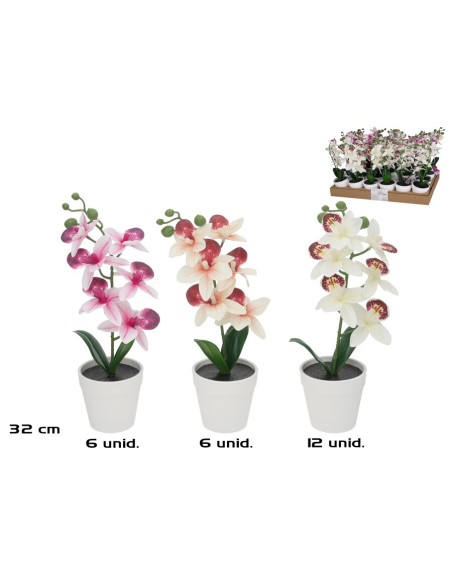 MACETA ORQUIDEAS X 6 R/TOUCH - 32 CM (S)