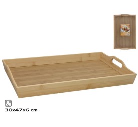 BANDEJA BAMBU 47X30X6CM