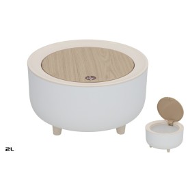 CUBO BASURA REDONDO DUSTIN 2L BLANCO