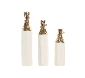 JARRON SET 3 METAL 14X14X67 13X56/13X46 RUGOSO