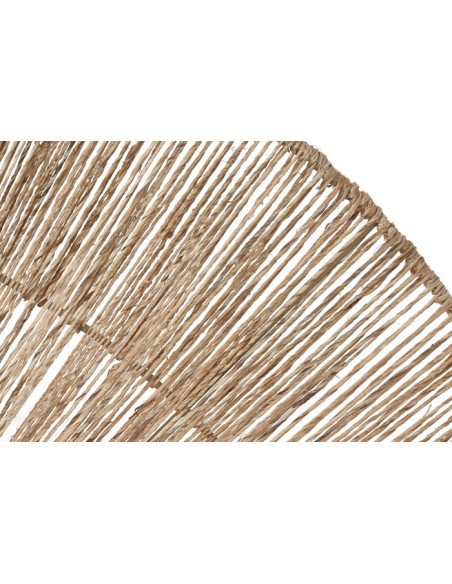 DECORACION PARED YUTE METAL 110X2X55 NATURAL