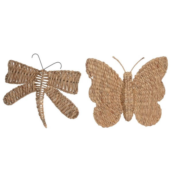 DECORACION PARED JACINTO DE AGUA 44X4X46 2 SURT.