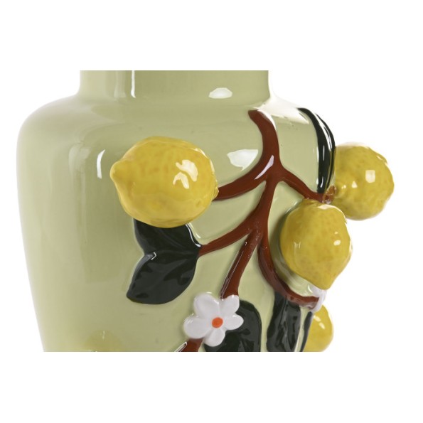 JARRON CERAMICA 20X19X30 LIMONES VERDE