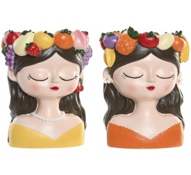 MACETERO RESINA 20X18X25 CHICA 2 SURT.