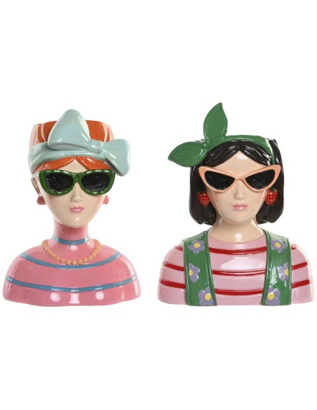 MACETERO RESINA 22X13X28 CHICA LAZO 2 SURT.