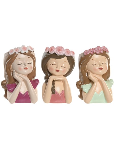 MACETERO RESINA 10X9X15 CHICA 3 SURT.