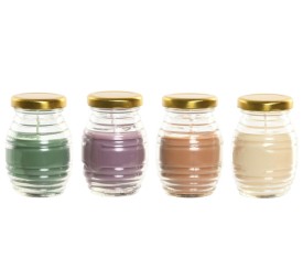 VELA PERFUMADA 5X5X8 60 GR. TAPA METAL 4 SURT.