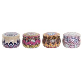 VELA PERFUMADA 7,5X7,5X5 85 GR. MANDALA 4 SURT.