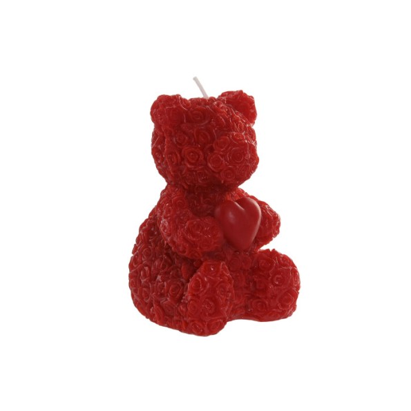 VELA PERFUMADA CERA 6X8X10 190 GR. OSO ROJO