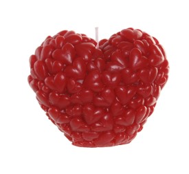 VELA PERFUMADA CERA 10X6X8 260 GR. CORAZON ROJO