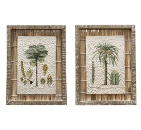 CUADRO ABETO RATAN 30X2,5X40 PALMERA 2 SURT.