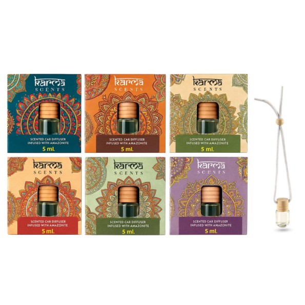 AMBIENTADOR COCHE AROMA 11X4X8 5 ML. MANDALA 6 SUR