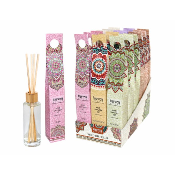 AMBIENTADOR MIKADO AROMA 3X3X23 30 ML. MANDALA 6 S