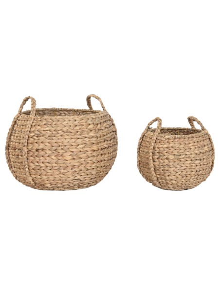 CESTA SET 2 JACINTO DE AGUA SEAGRASS 45X45X30