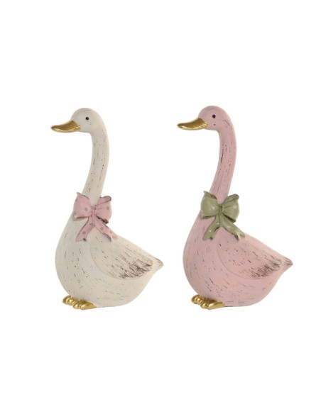 FIGURA RESINA 12,5X9X21,5 PATO 2 SURT.