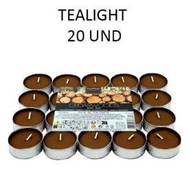 PACK 20 TEALIGHTS CEDARWOODS