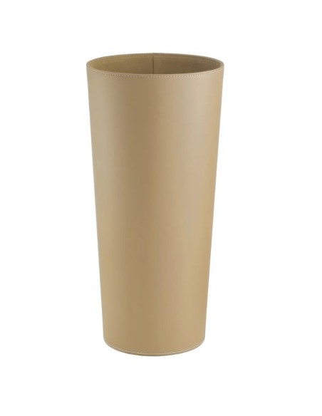 PARAGÜERO REDONDO PU-MDF BEIGE 26 X 26 X 55 CM PARAGÜERO REDONDO PU-MDF BEIGE 26 X 26 X 55 CM