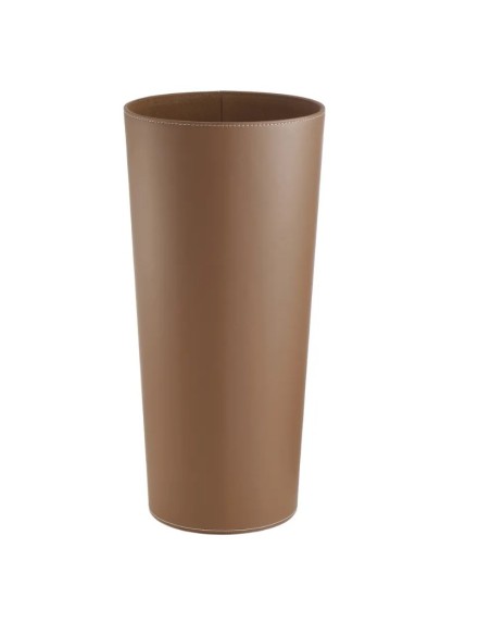 PARAGÜERO REDONDO PU-MDF MARRÓN 26 X 26 X 55 CM PARAGÜERO REDONDO PU-MDF MARRÓN 26 X 26 X 55 CM