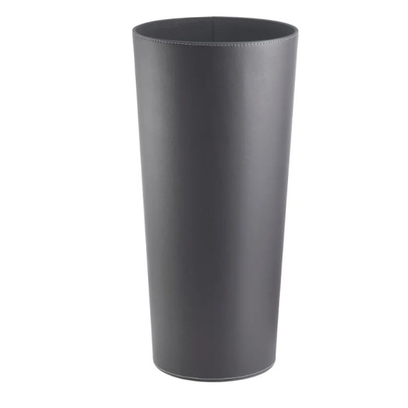 PARAGÜERO REDONDO PU-MDF GRIS 26 X 26 X 55 CM