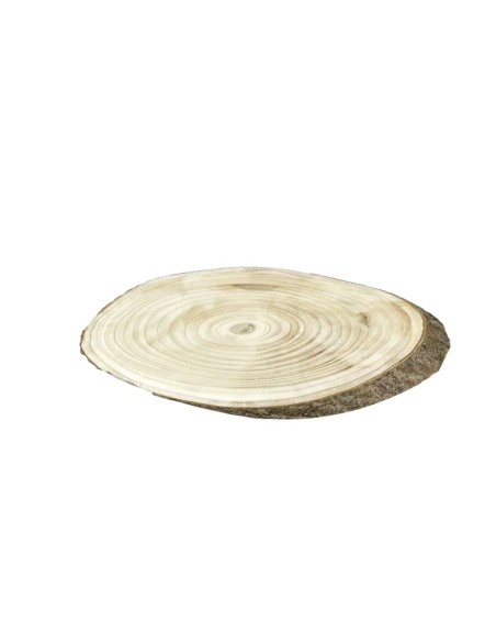 RODAJA OVAL MADERA RUSTICA XXXXL  65x35x4 cm.