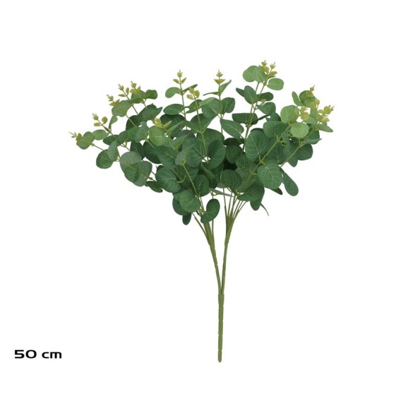 RAMO EUCALIPTO X 16 -50CM (VERDE)