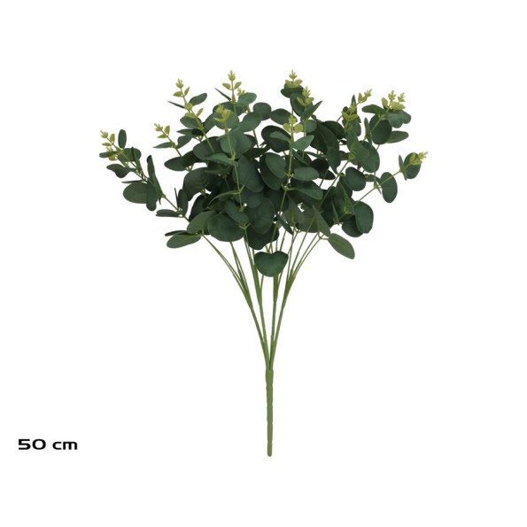 RAMO EUCALIPTO  X 16 -50CM (VERDE/GRIS)