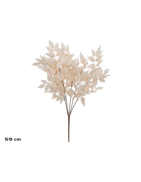 RAMO HOJAS ROWAN X 5 - 59 CM (BEIGE)
