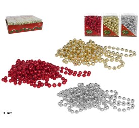 TIRA PERLAS COLOR SURTIDO 8MM - 3MT