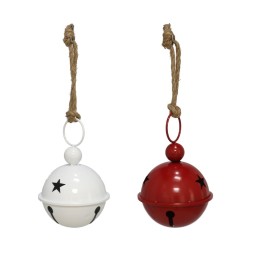 COLGANTE CASCABEL ESTRELLA 2STD 27X17CM