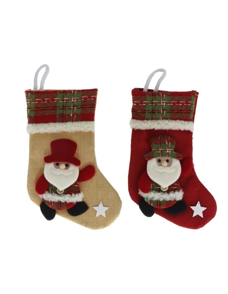 BOTA DEC. SANTA 2SRT 25X16 CM