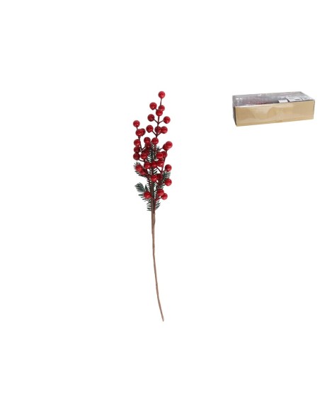 VARA BAYAS ROJAS 43CM