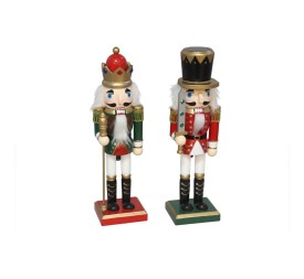 SOLDADITO MADERA  8X6X25CM 2STD ROJO/VERDE