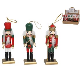 SOLDADITO REAL COLGANTE MADERA 4X3X15CM 3STD