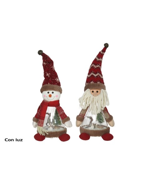 MUÑECO 5 LED ALVIS 14X12X38CM 3STD