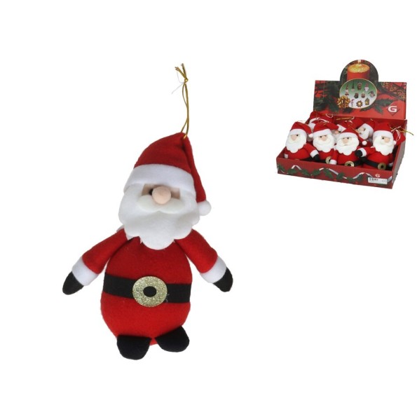 FIGURA PAPA NOEL COLGANTE 15 CM
