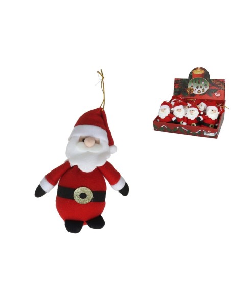 FIGURA PAPA NOEL COLGANTE 15 CM