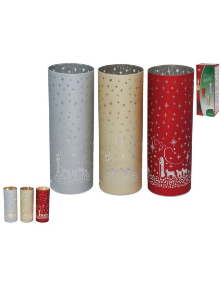 LAMPARA 20 MICRO LED NACIMIENTO 3STD 9X25CM