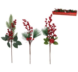 RAMA XMAS LIXUS ROJA 3STD 42CM