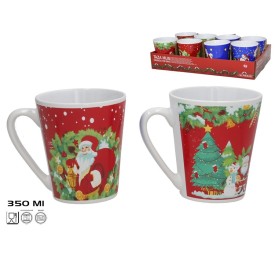 TAZA MUG XMAS 350ML 4 DISEÑOS N 3  9X10CM