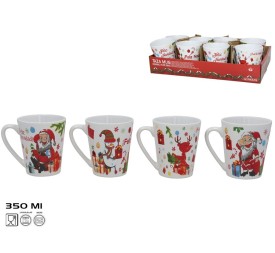 TAZA MUG  XMAS 350ML 4 DISEÑOS N 5  9X10CM