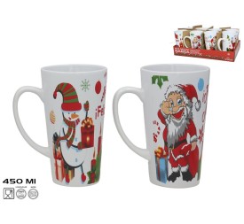 TAZA MUG  XMAS 450ML 4 DISEÑOS  N 5  9X15CM