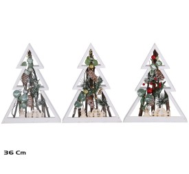 ARBOL XMAS DECORADO S3 27X5X36CM 3STD