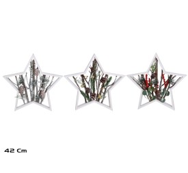 ESTRELLA XMAS DECORADA S3 42X5X42CM 3STD